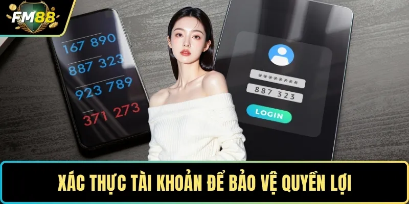 Xác thực tài khoản là bước cần thiết để bảo vệ quyền lợi