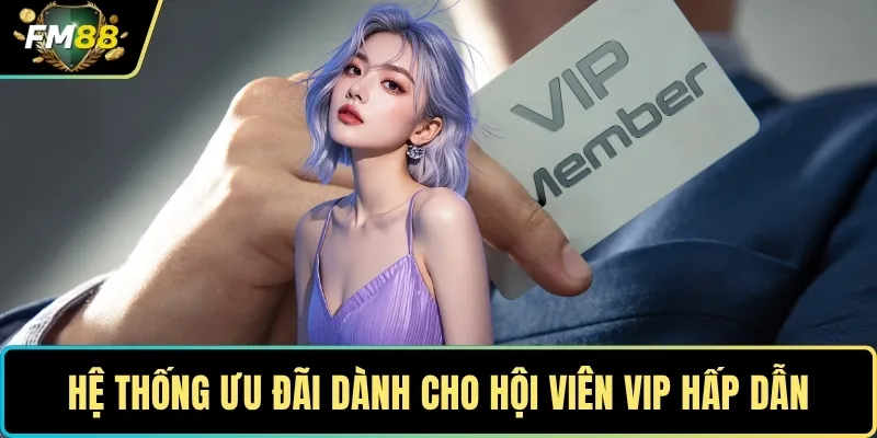 Hệ thống ưu đãi dành cho hội viên VIP hấp dẫn